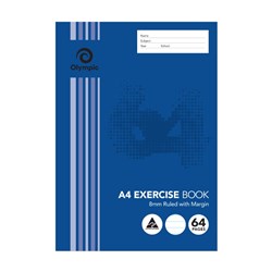 OLYMPIC STRIPE EXERCISE BOOK A4 64pg