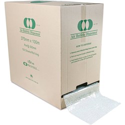 Polycell Degradable Bubble Wrap Roll 500mm Perforated 375mm x 100m Clear