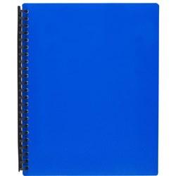 Marbig Display Book A4 Refillable 40 Pocket Blue