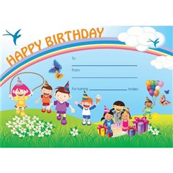 MERIT CERTIFICATE 36 pack Happy Birthday