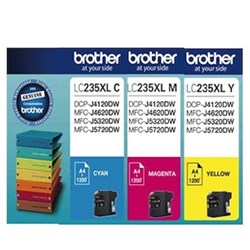BROTHER LC235XLCMY INL CARTRID COLOUR PACK