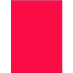 CUMBERLAND COLORFUL FLUROBOARD A4 250g Scarlet Pack of 50