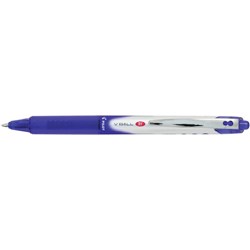 PILOT V BALL ROLLERBALL Retractable 0.7mm X/Fine Blue BLRT-VB
