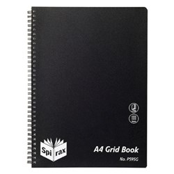 SPIRAX P595G GRID BOOK S O A4 200 Page Black