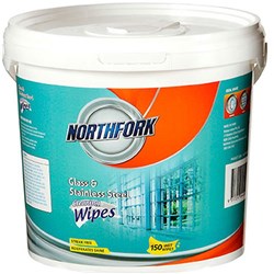 NORTHFORK GLASS & STAINLESS STEEEL WET WIPE BULK TUB