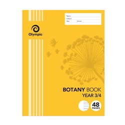 OLYMPIC STRIPED BOTANY BOOK 48PG 225x175 Yr3/4 QLD RULING