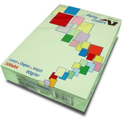 FLYING COLOURS COPY PAPER A3 80gsm Green (Warm Green)