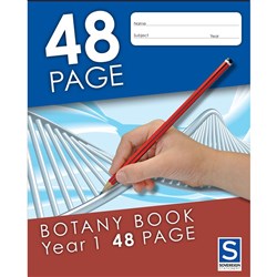 Sovereign Exercise Book Year 1 225x175mm Ruled 48 Page Botany