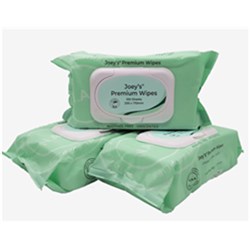 Joey Premium Baby Wipes 100's Unscented Carton of 12