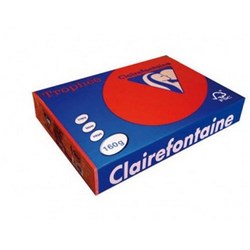 TROPHEE CORAL RED 160GSM PK250