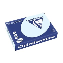 TROPHEE 160GSM SKY BLUE A4 PACK 250