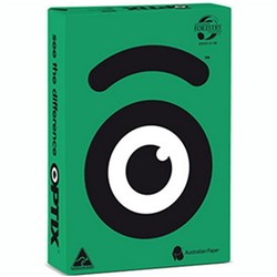 OPTIX COLOURED CARD A4 Reva Green 160gsm Pack200